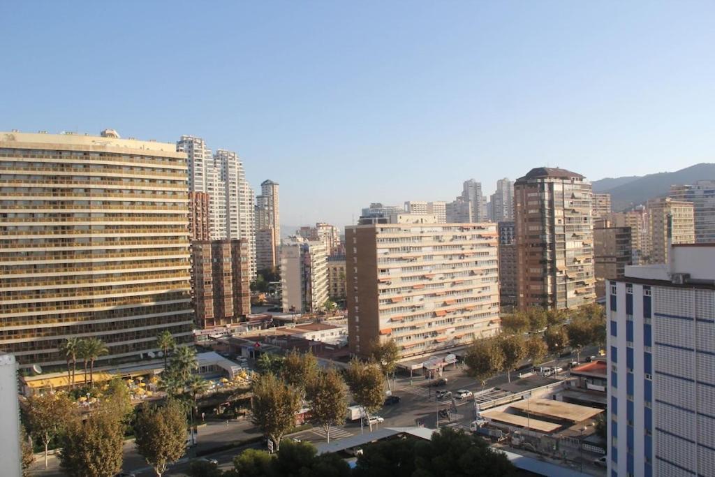 Apartamento Torre Yago, Primera Linea De Playa Para 6 Personas Μπένιντορμ Εξωτερικό φωτογραφία