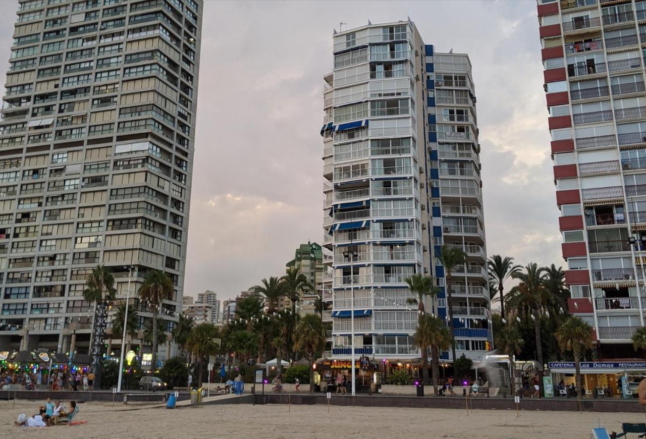 Apartamento Torre Yago, Primera Linea De Playa Para 6 Personas Μπένιντορμ Εξωτερικό φωτογραφία